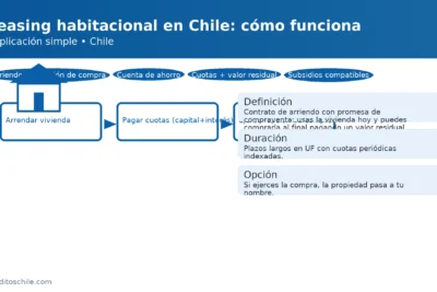 Leasing habitacional en Chile: arrendar con opción de compra, cuotas en UF y valor residual al final — creditoschile.com