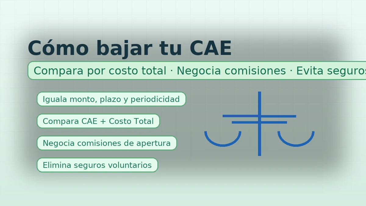 Cómo bajar la CAE: consejos de comparación, negociación y seguros