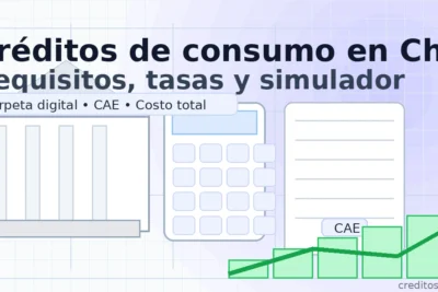 Créditos de consumo en Chile: requisitos, tasas y simulador