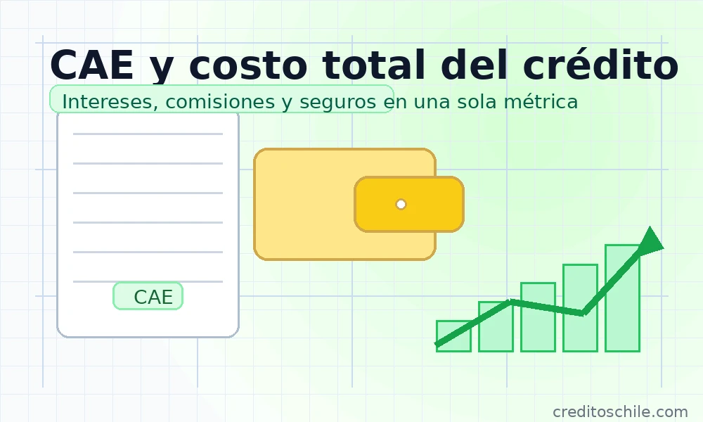 CAE y costo total del crédito de consumo: intereses, comisiones y seguros