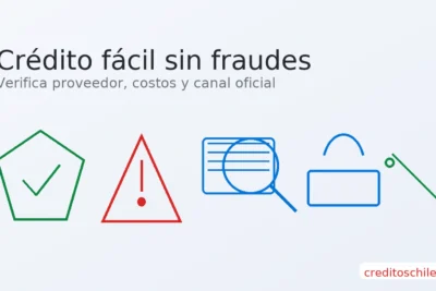 Crédito fácil sin fraudes: verificación de proveedor, costos y canal oficial