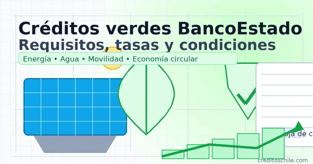 Créditos verdes BancoEstado: requisitos, tasas y condiciones
