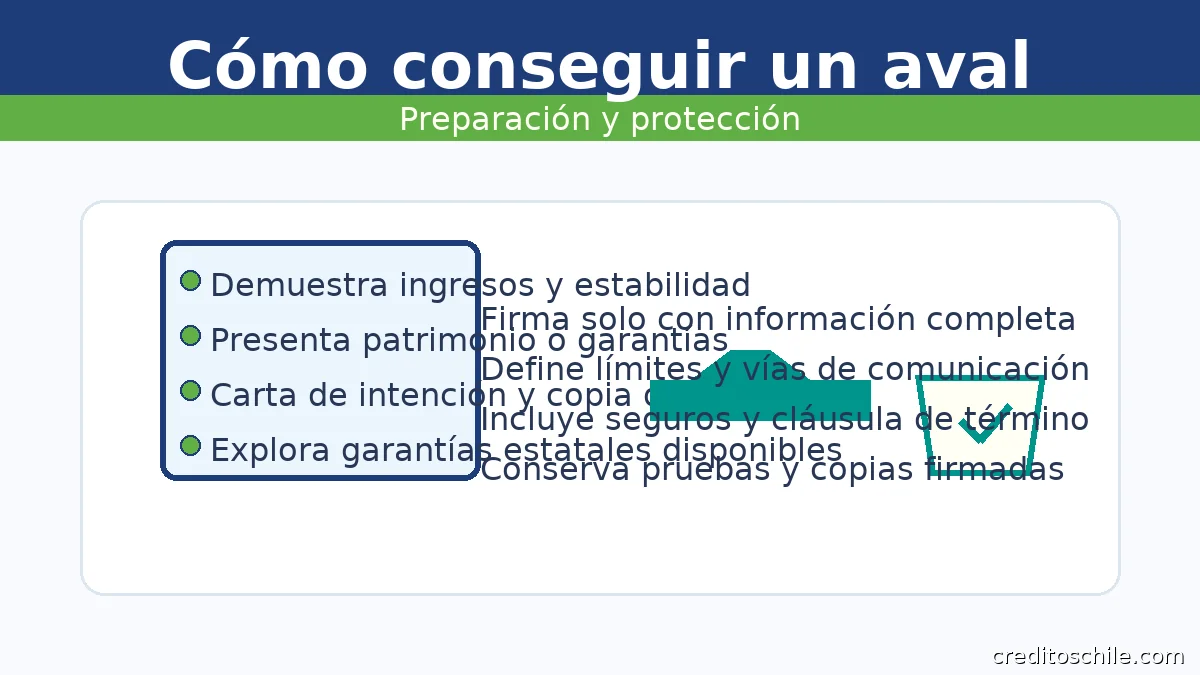 Cómo conseguir un aval para tu crédito hipotecario: preparación, documentos y protección del aval