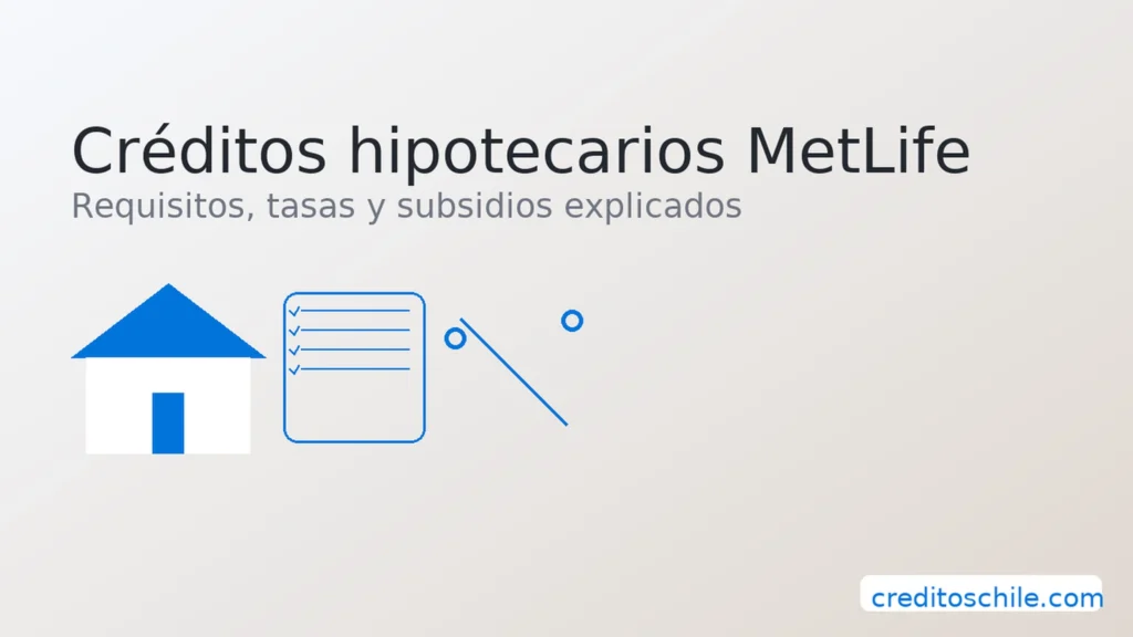 Créditos hipotecarios MetLife: requisitos, tasas y subsidios