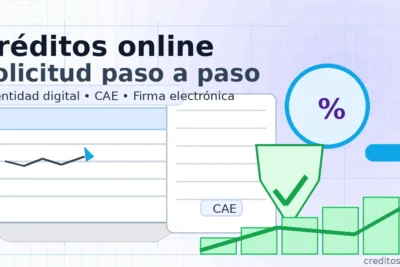 Créditos online · Solicitud paso a paso