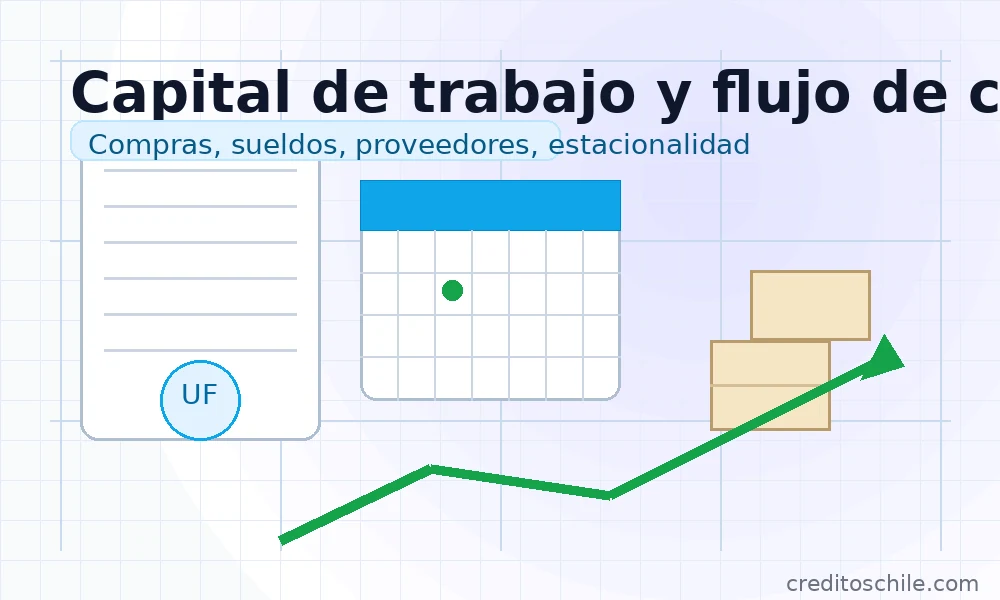 Capital de trabajo y flujo de caja para PYMES: facturas, calendario y crecimiento