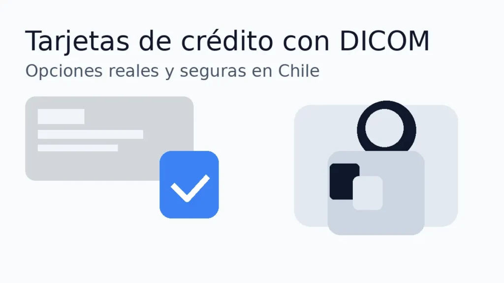 Tarjetas de crédito con DICOM: opciones reales y seguras en Chile